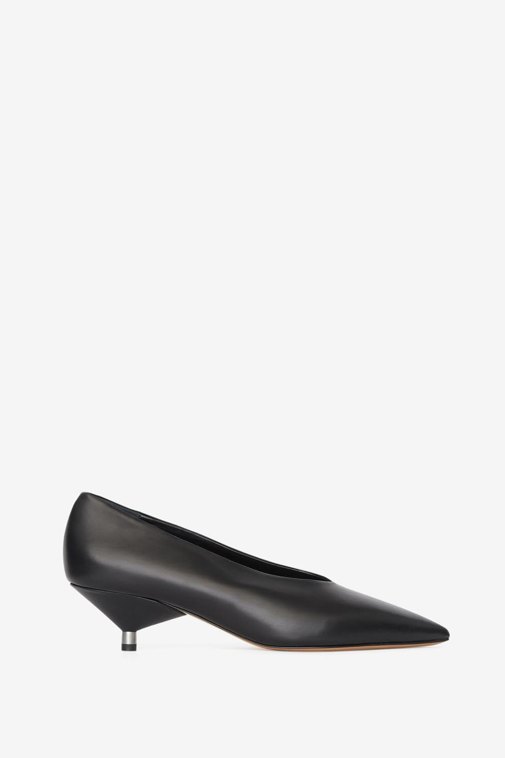 Ebisa calfskin leather pumps - Black - Woman - 1