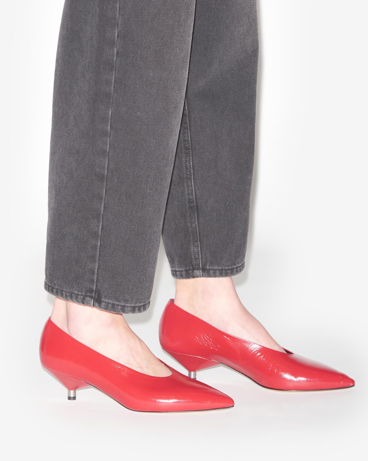 Zapatos de tacón ebisa Woman Rojo 4