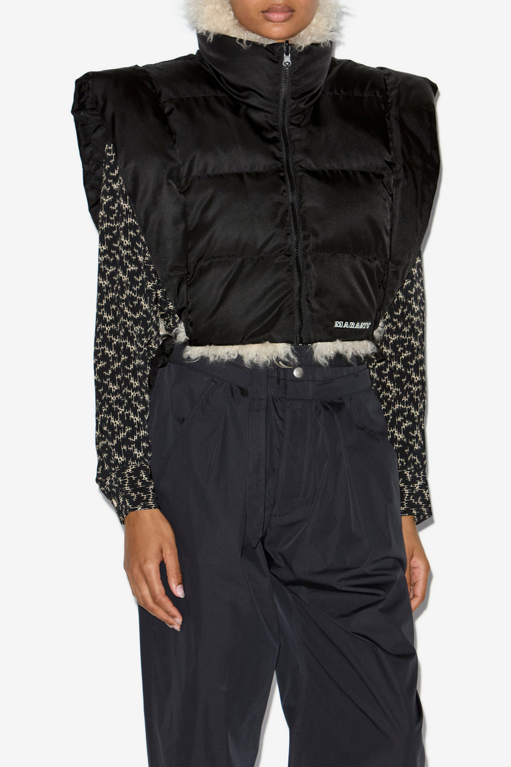 Wendbare weste ohne ärmel „hoodiali“ - Schwarz - Woman - 4