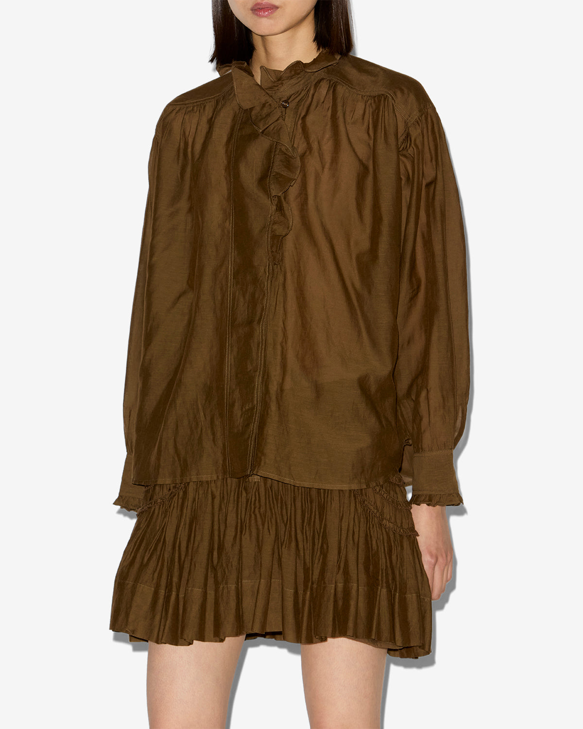 Pamias top Woman Dark khaki 5