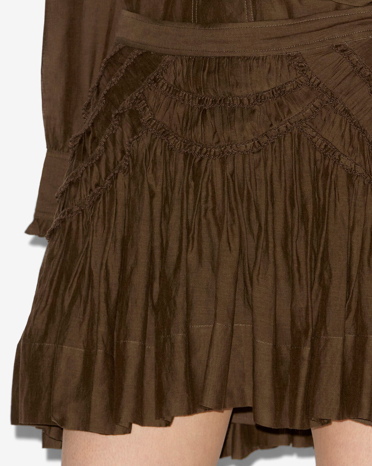 Ceola 스커트 Woman Dark khaki 4