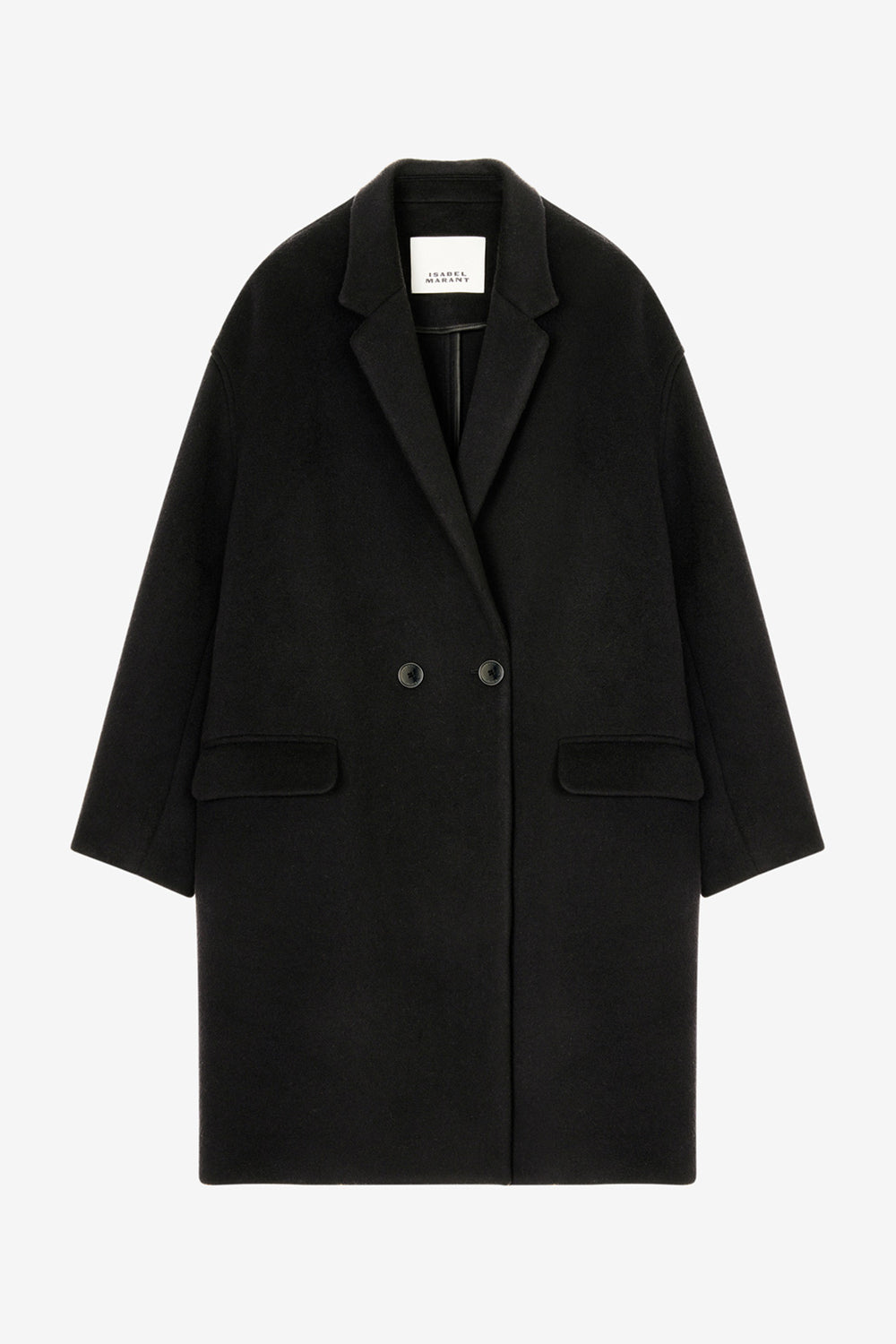Cappotto efegozi in lana e cashmere tinta unita - Nero - Woman - 1