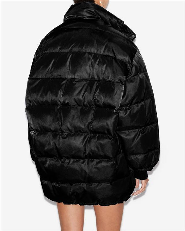 Manteau doudoune belize mi-long uni - Noir - Woman - 3