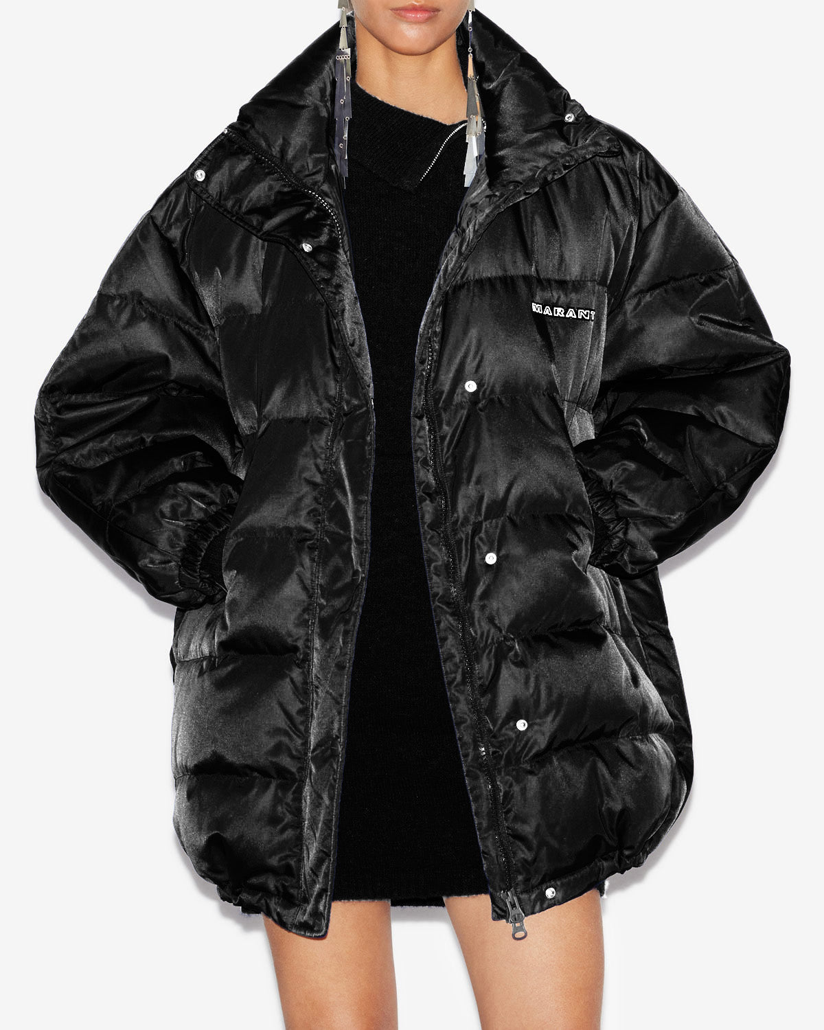 Manteau doudoune belize mi-long uni - Noir - Woman - 2