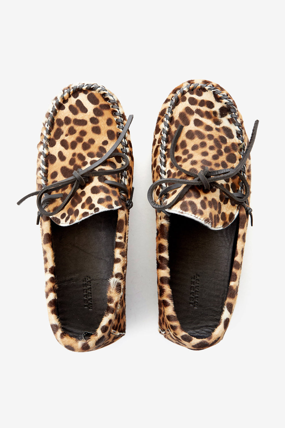 Mocassins en cuir imprimé fitza - Léopard - Woman - 4