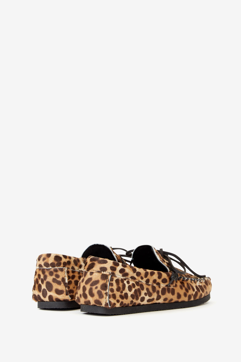 Mocassins en cuir imprimé fitza - Léopard - Woman - 2