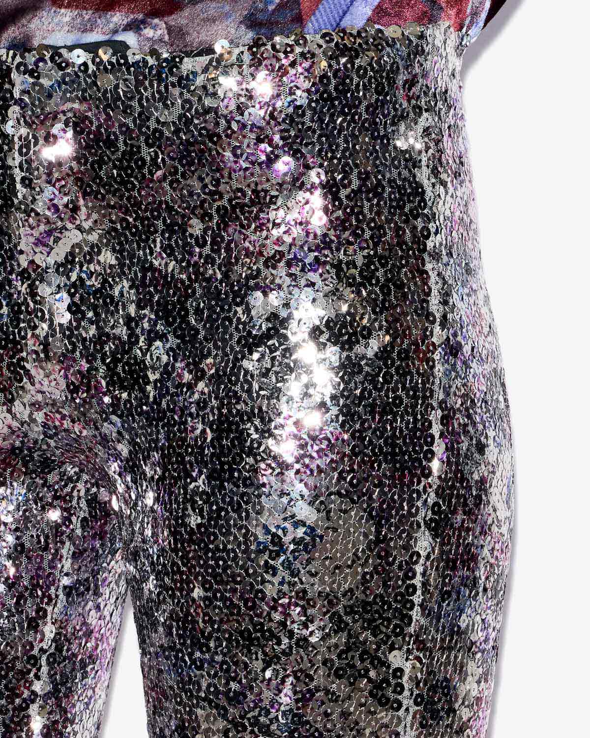 Leggings bella Woman Purple-silver 2