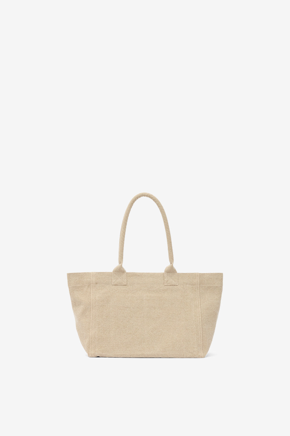 Yenky ファスナー付き ウォッシュドコットン ロゴ入り バッグ - ベージュ - Woman - 5