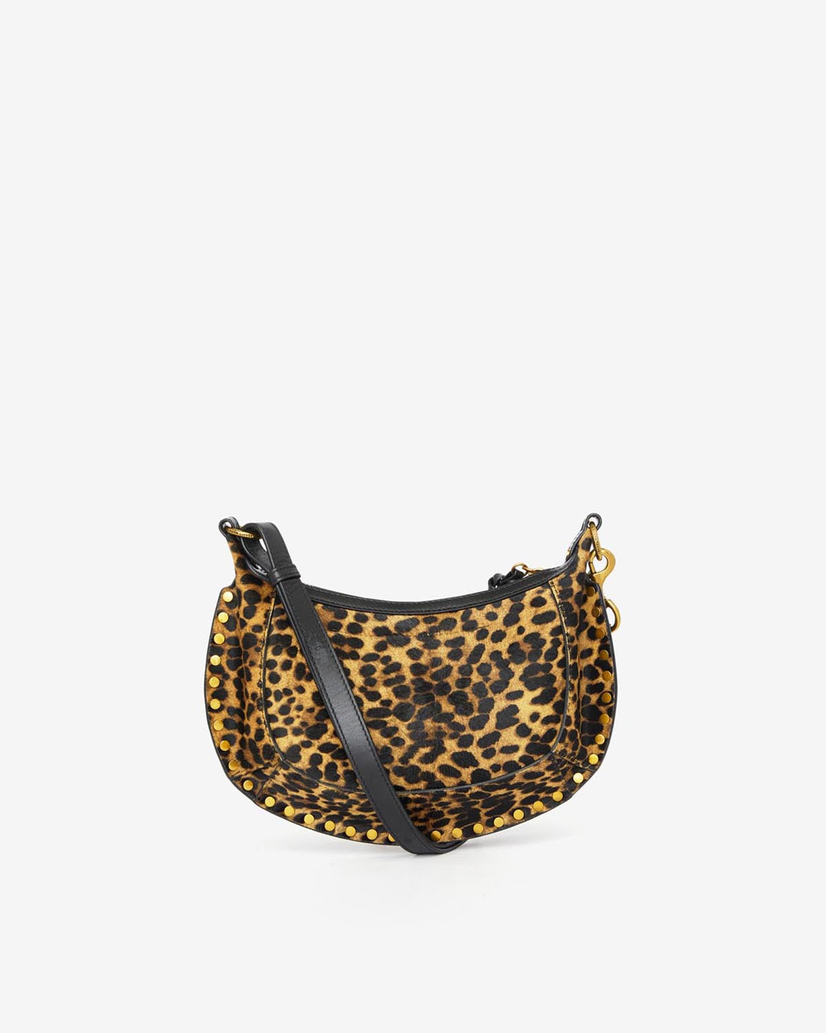 Borsa oskan moon in pelle di vitello effetto cavallino con stampa leopardata - Leopard - Woman - 2