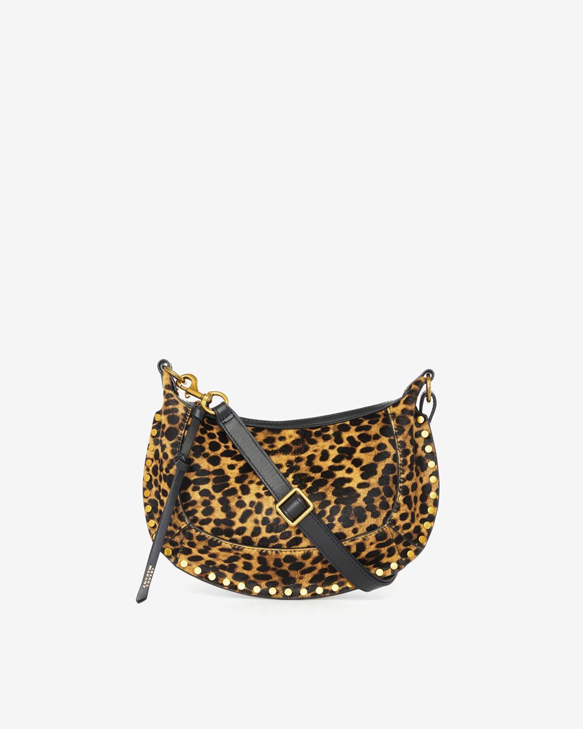Borsa oskan moon in pelle di vitello effetto cavallino con stampa leopardata - Leopard - Woman - 1
