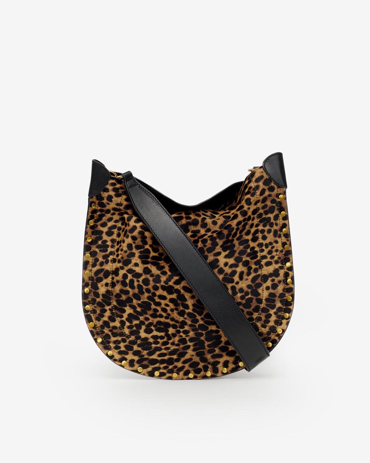Bolso de piel efecto «poni» con estampado de leopardo oskan soft - Leopard - Woman - 2