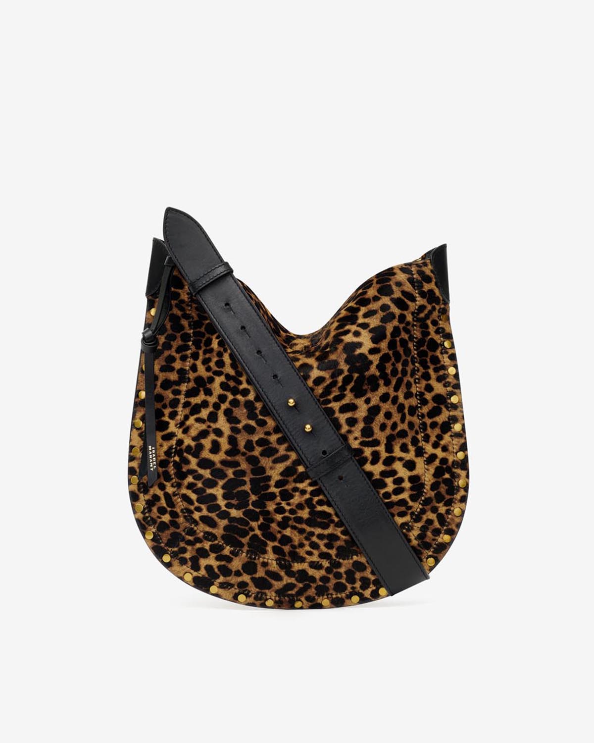 Bolso de piel efecto «poni» con estampado de leopardo oskan soft - Leopard - Woman - 1