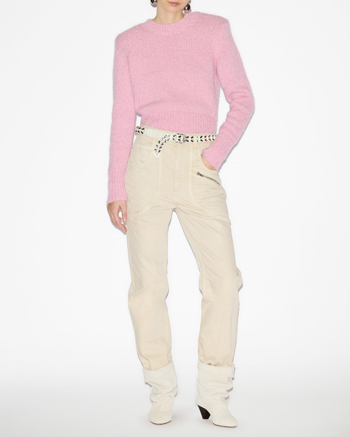 칼로(kalo) 스웨터 Woman Light pink 4