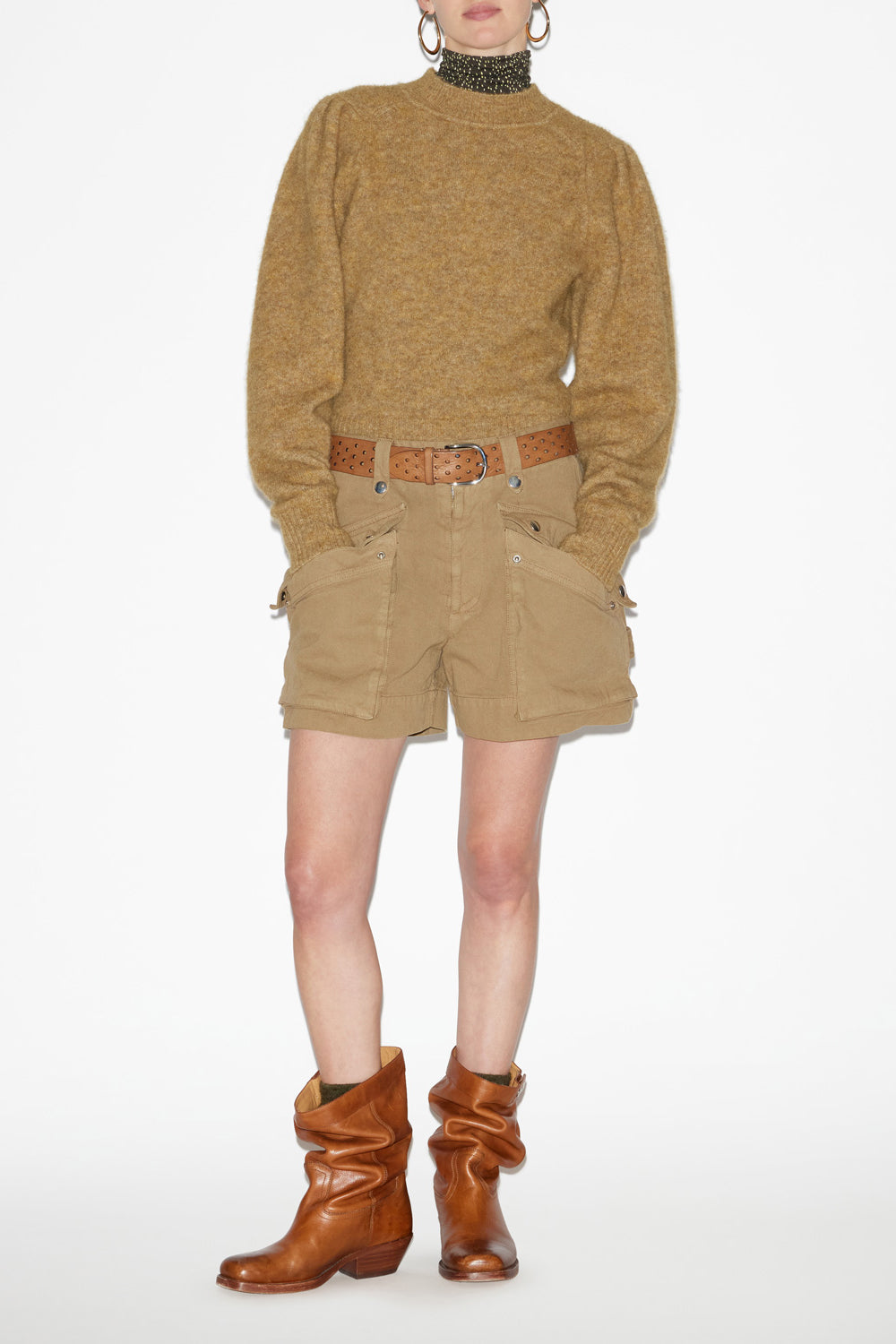 Onnie 無地アルパカニット セーター - Honey - Woman - 2