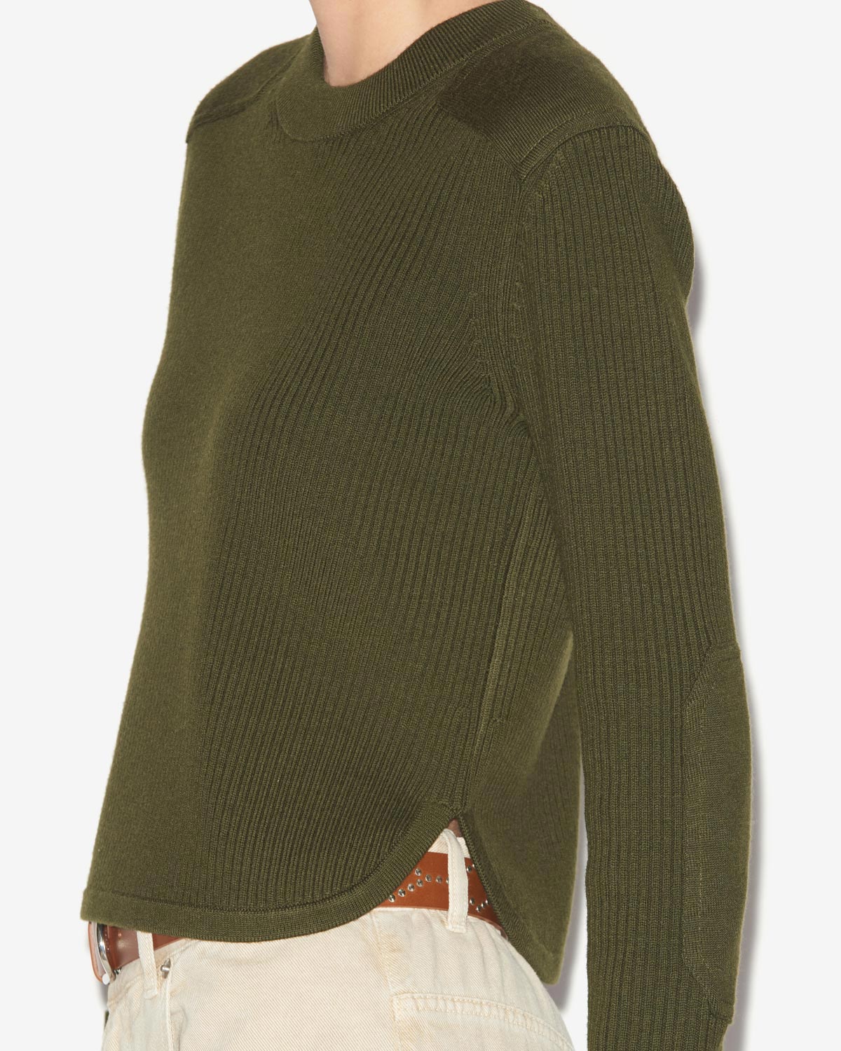 Pullover gabyne Woman Khaki 2