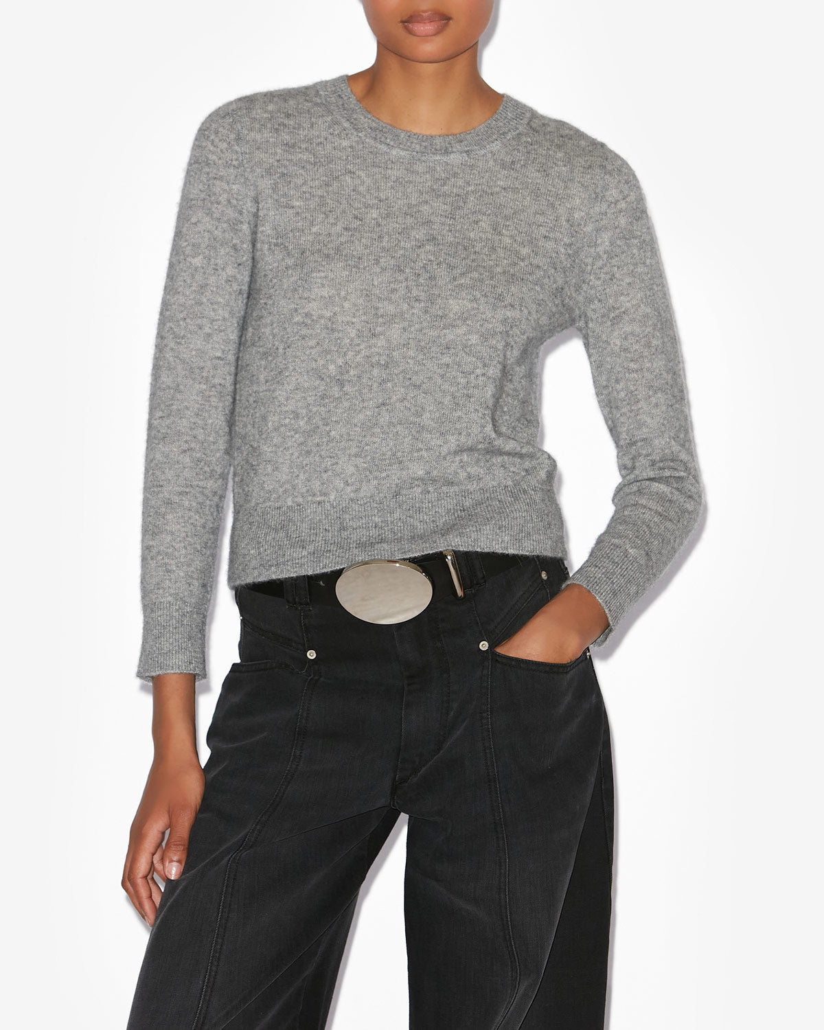 Maglione leonor Woman Grigio 4