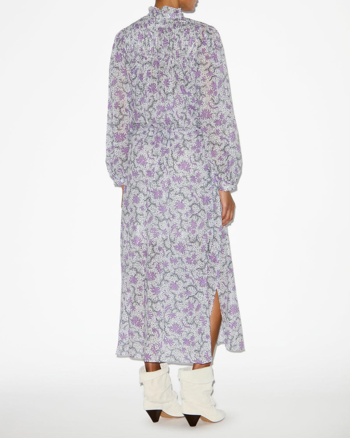 달리다(dalida) 드레스 Woman Ecru-lilac 4