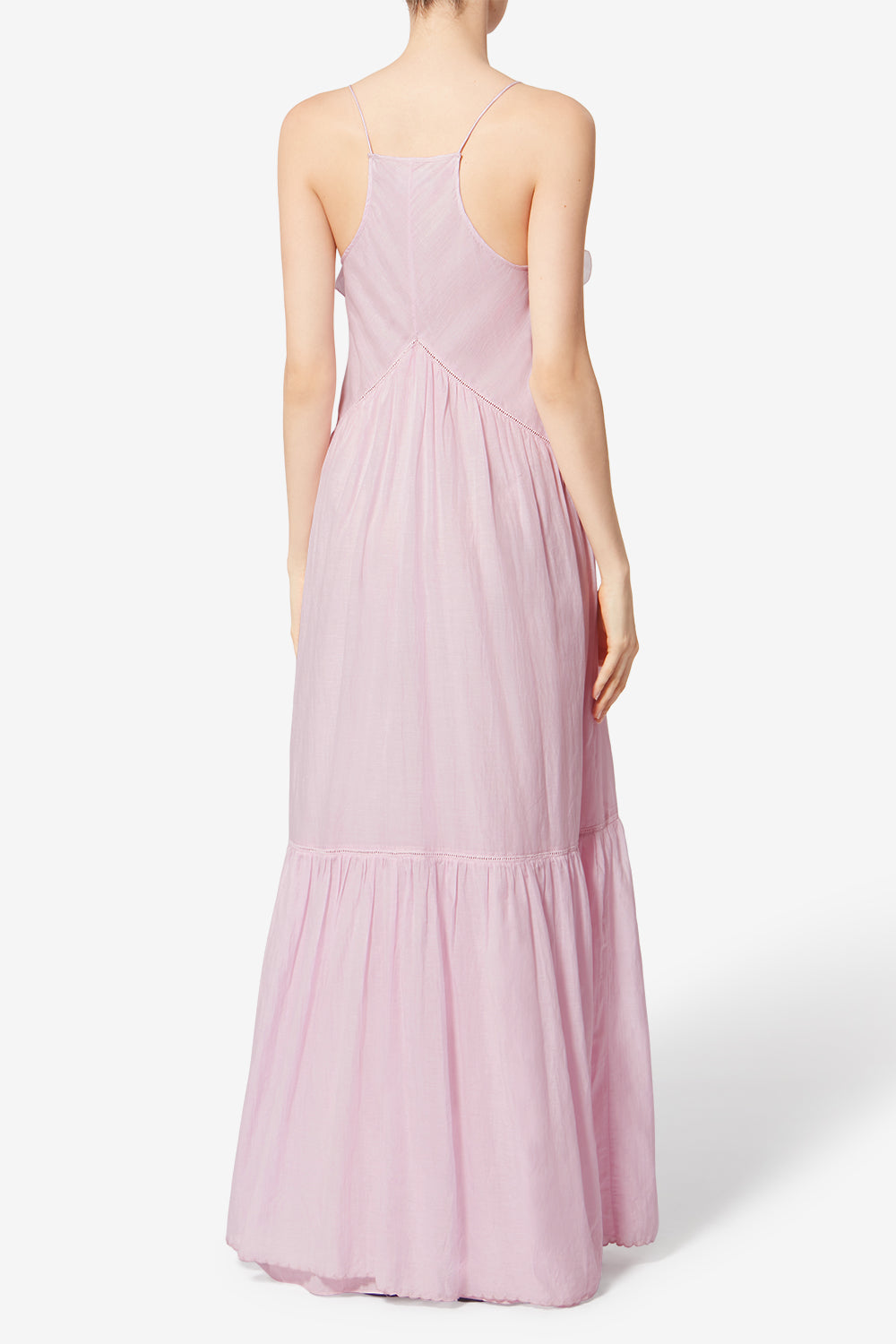 Vasma strappy cotton voile dress - Light pink - Woman - 4