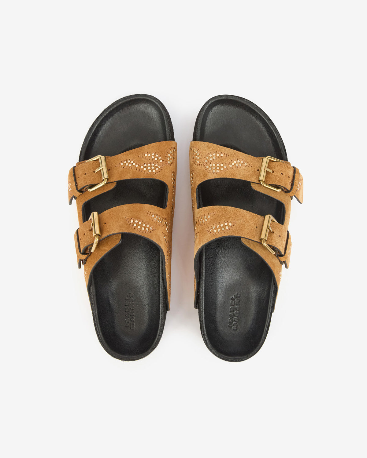 Sandalias lennyo Woman Cognac-gold 1