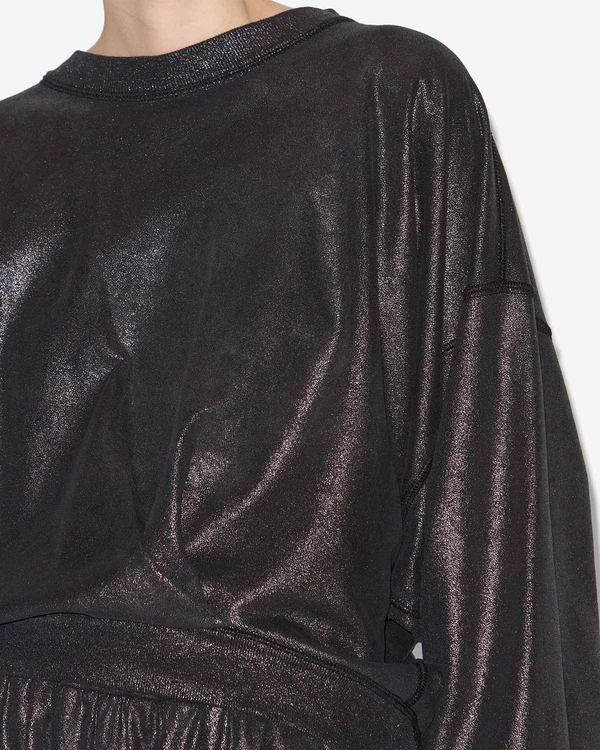 Sudadera paulia  Woman Metallic black 2