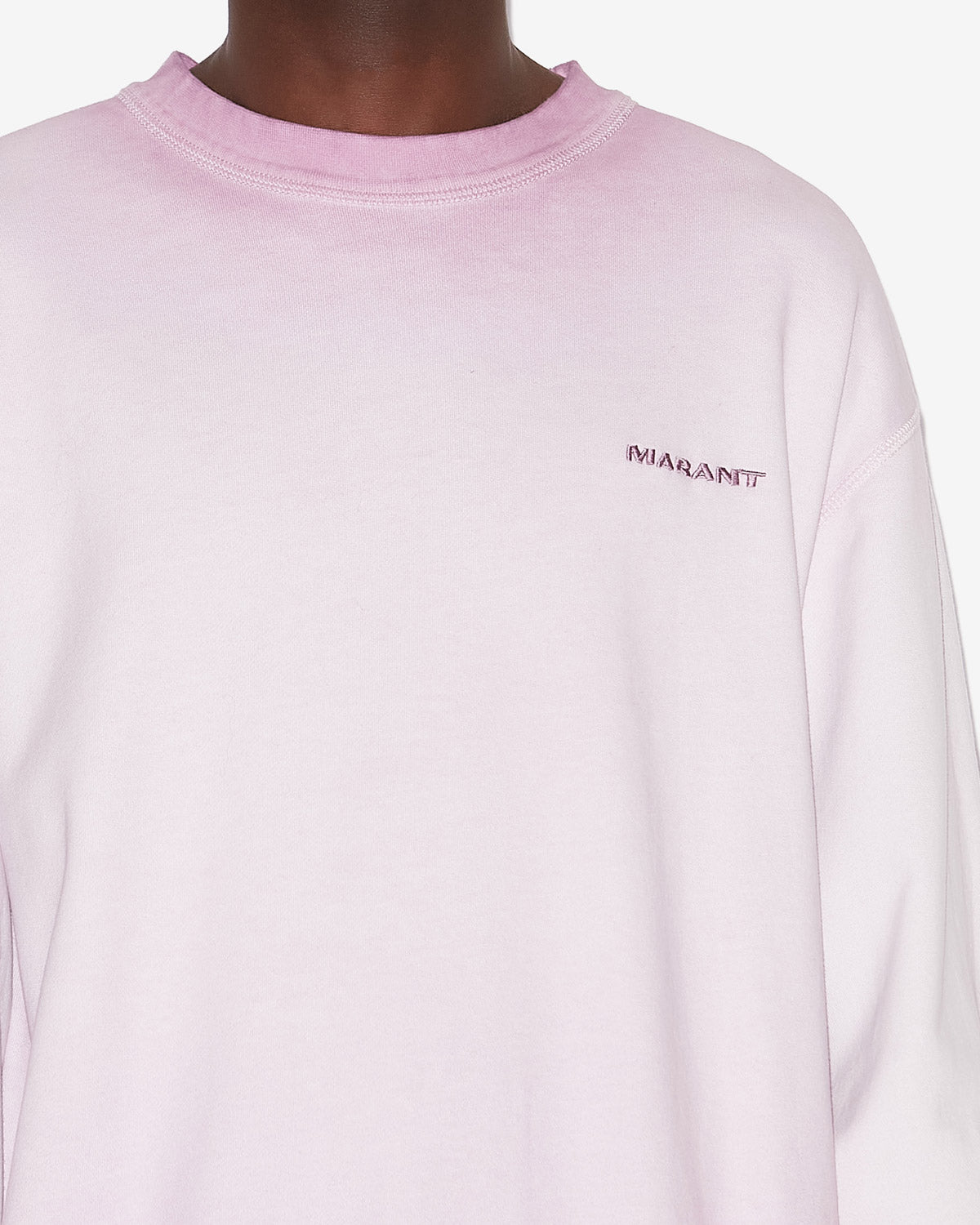 Sudadera mikolo con logotipo Man Lilac 2