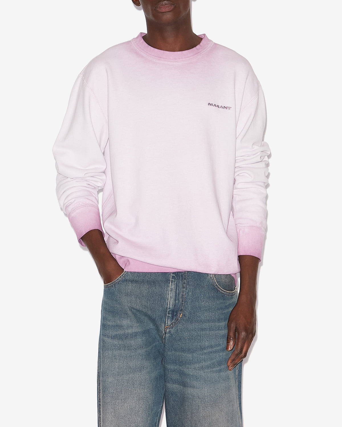 Sudadera mikolo con logotipo Man Lilac 5