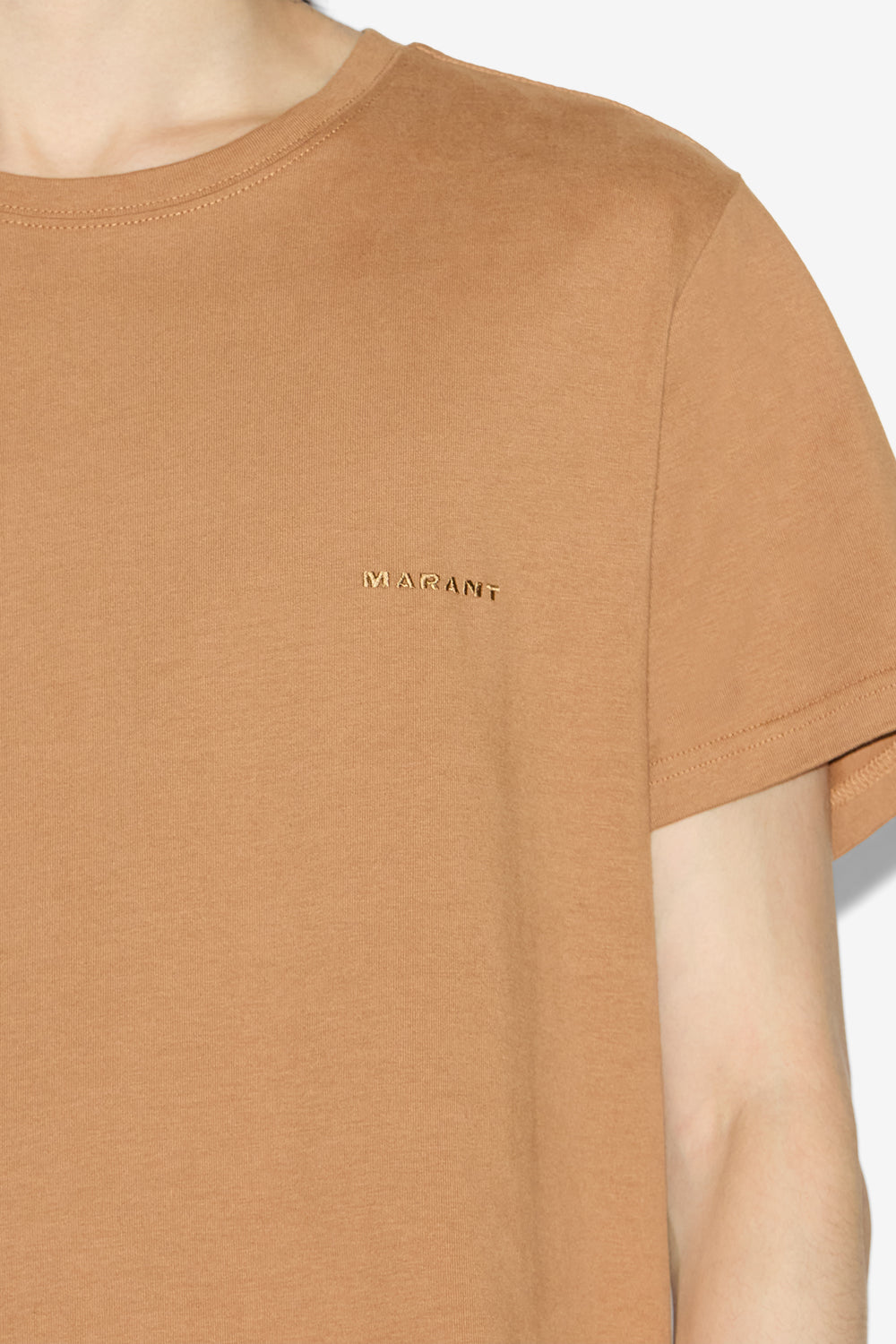 Zafferh 無地 コットン製 半袖tシャツ - Camel - Man - 3
