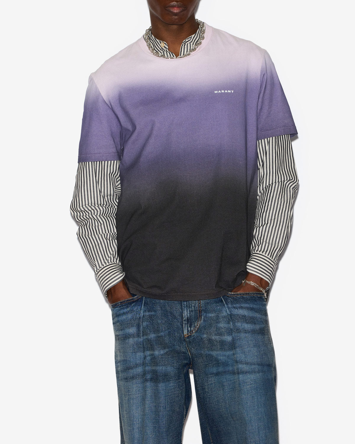 Honore tシャツ Man 紫 5
