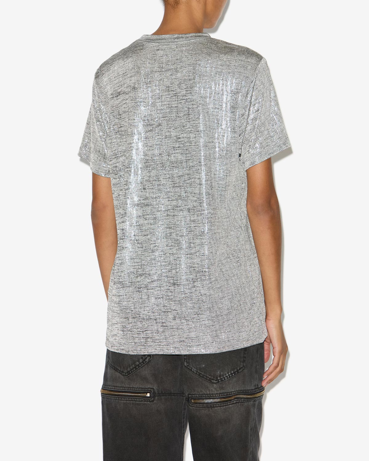 Zoeline t-shirt Woman Gray-silver 3