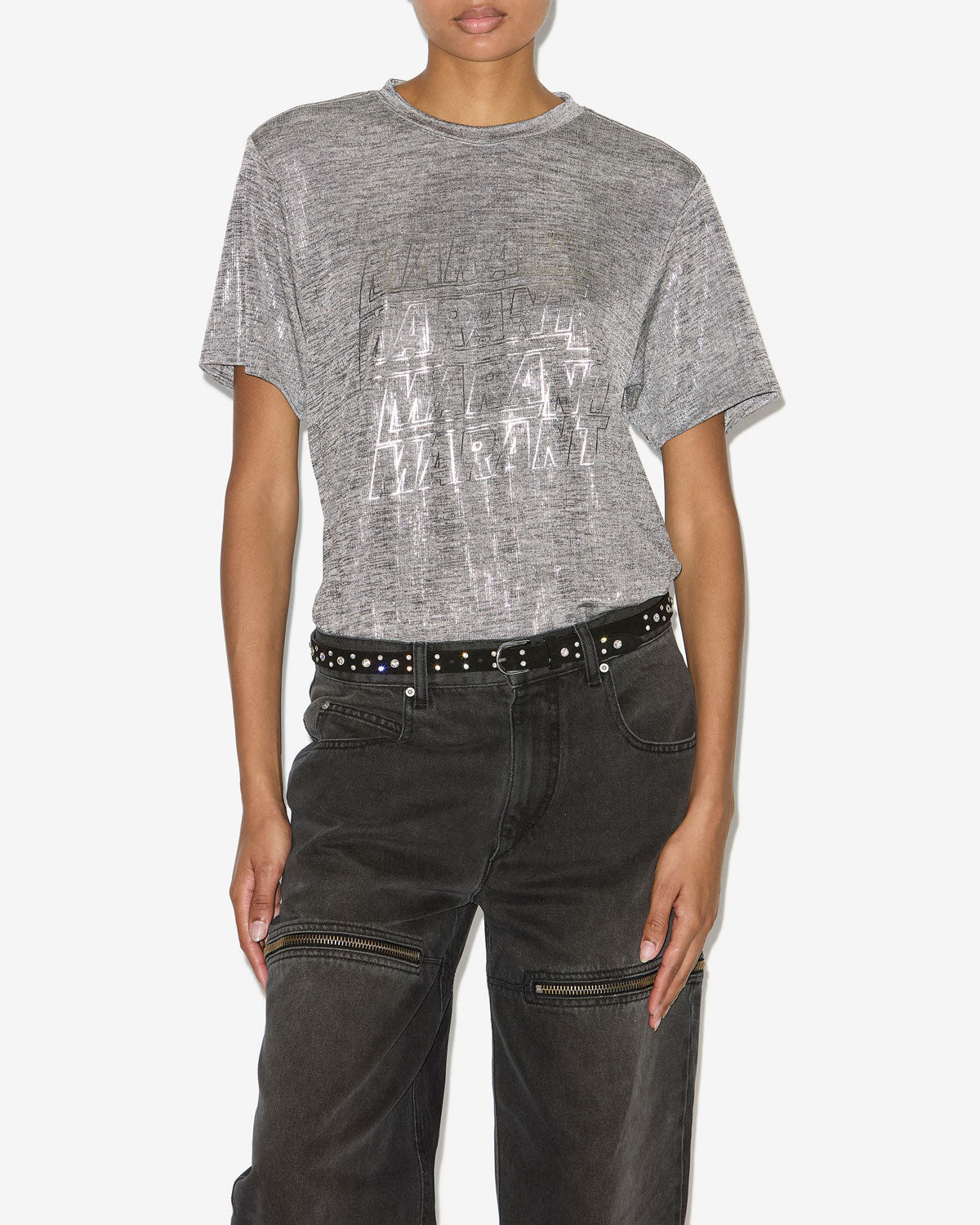 Zoeline t-shirt Woman Gray-silver 5