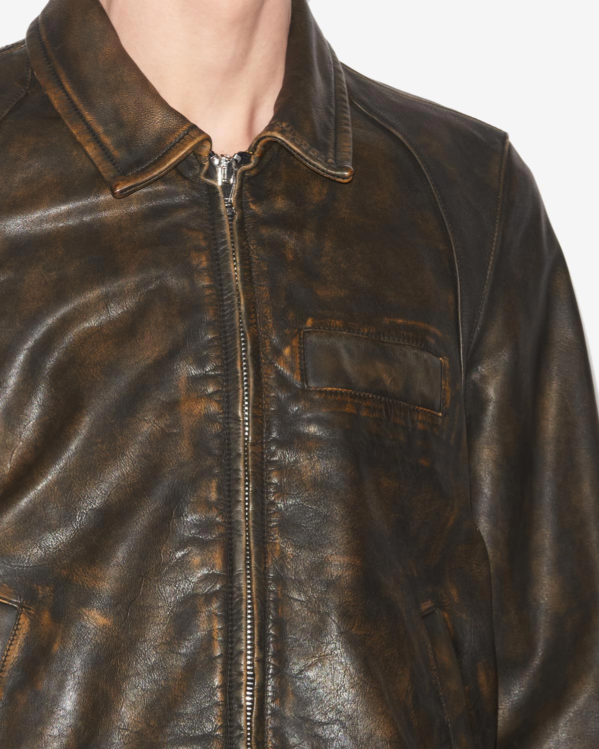 Veste braian Man Marron foncé 2