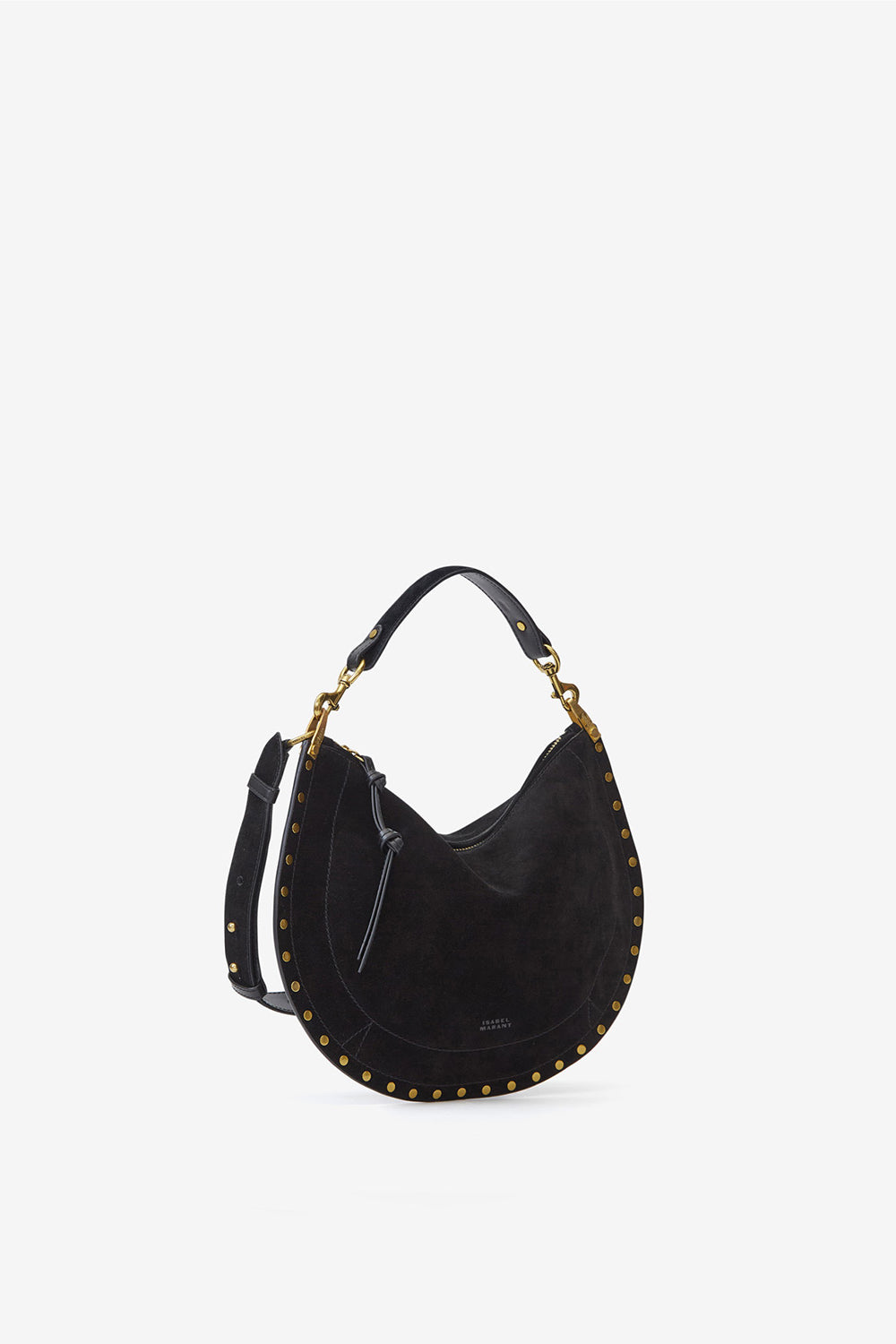 Sac oskan soft zip en cuir de veau velours - Noir - Woman - 6