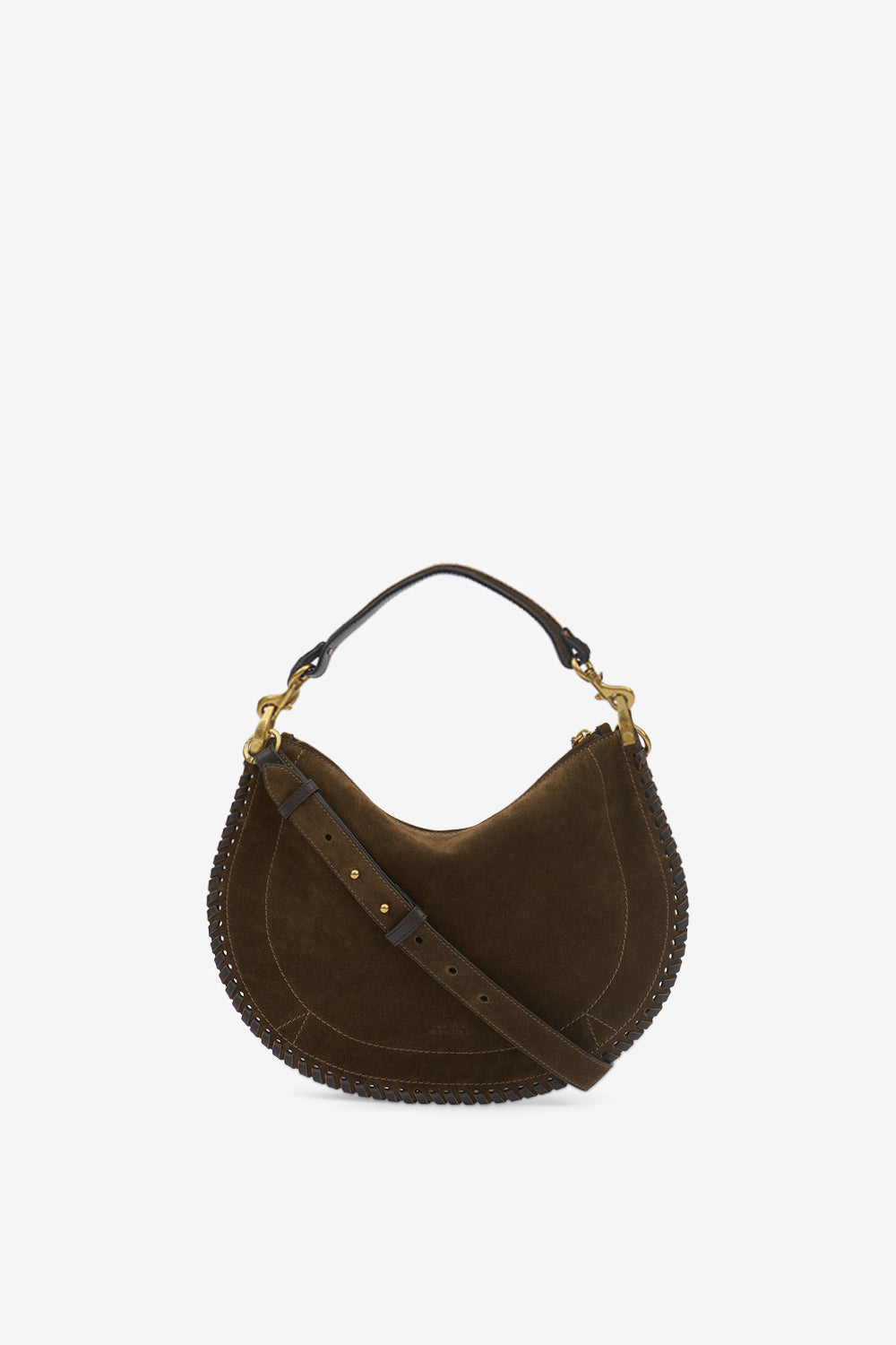 Tasche oskan soft zip aus veloursleder - Bronze - Woman - 1