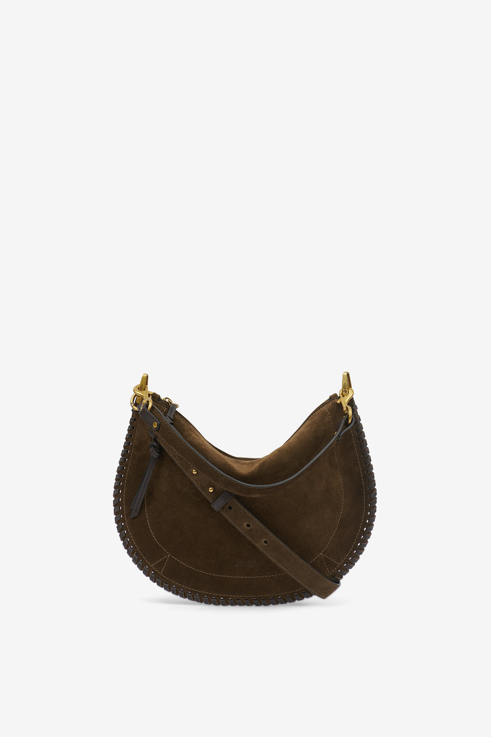 Tasche oskan soft zip aus veloursleder - Bronze - Woman - 5