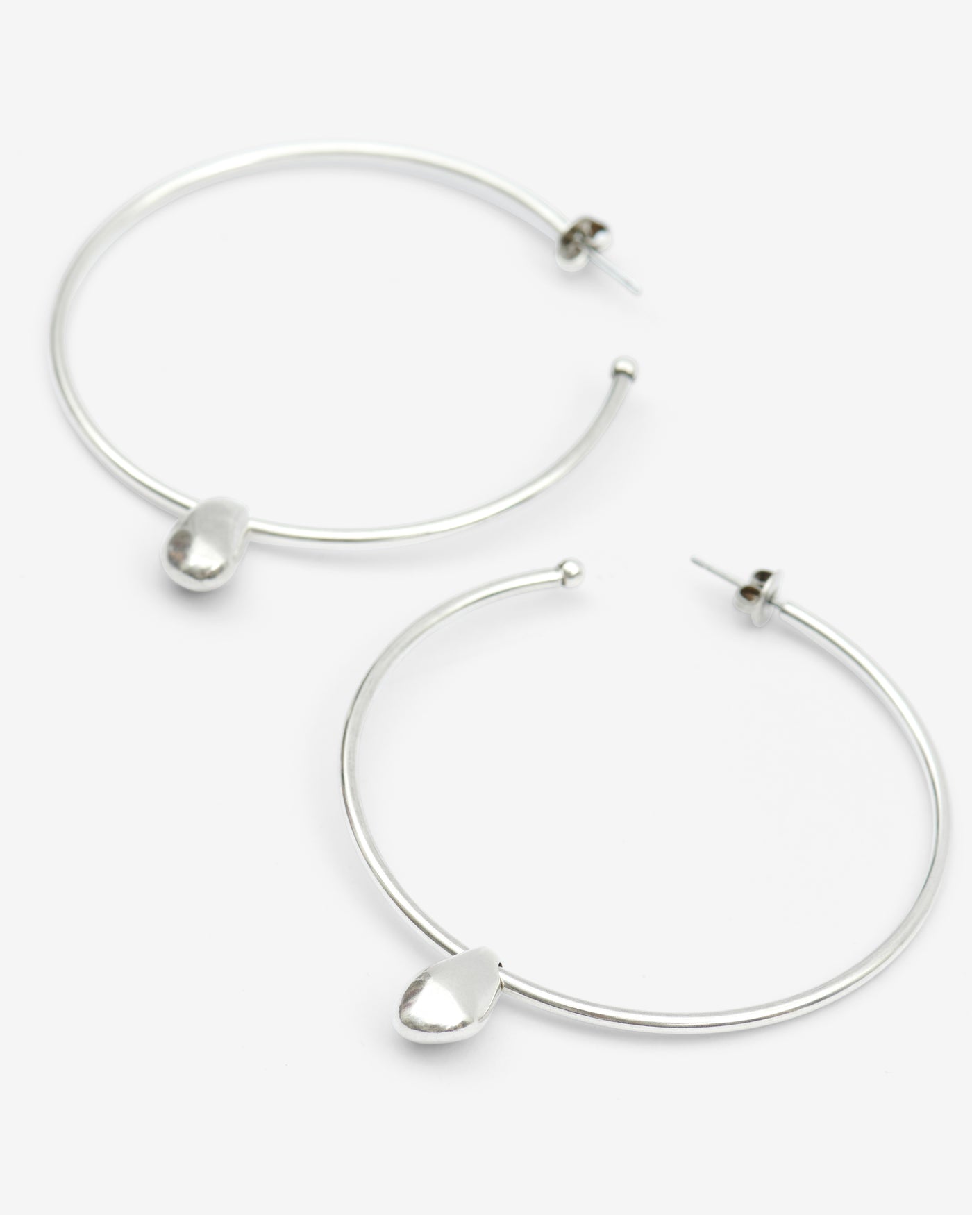 Orecchini a cerchio shiny day - Argento - Woman - 2