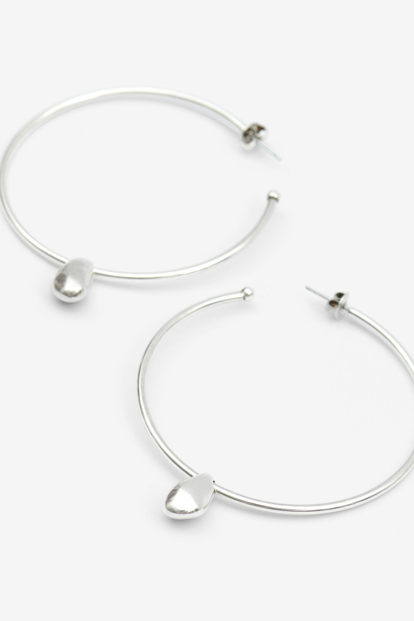 Boucles d'oreilles créoles shiny day  - Argent - Woman - 2