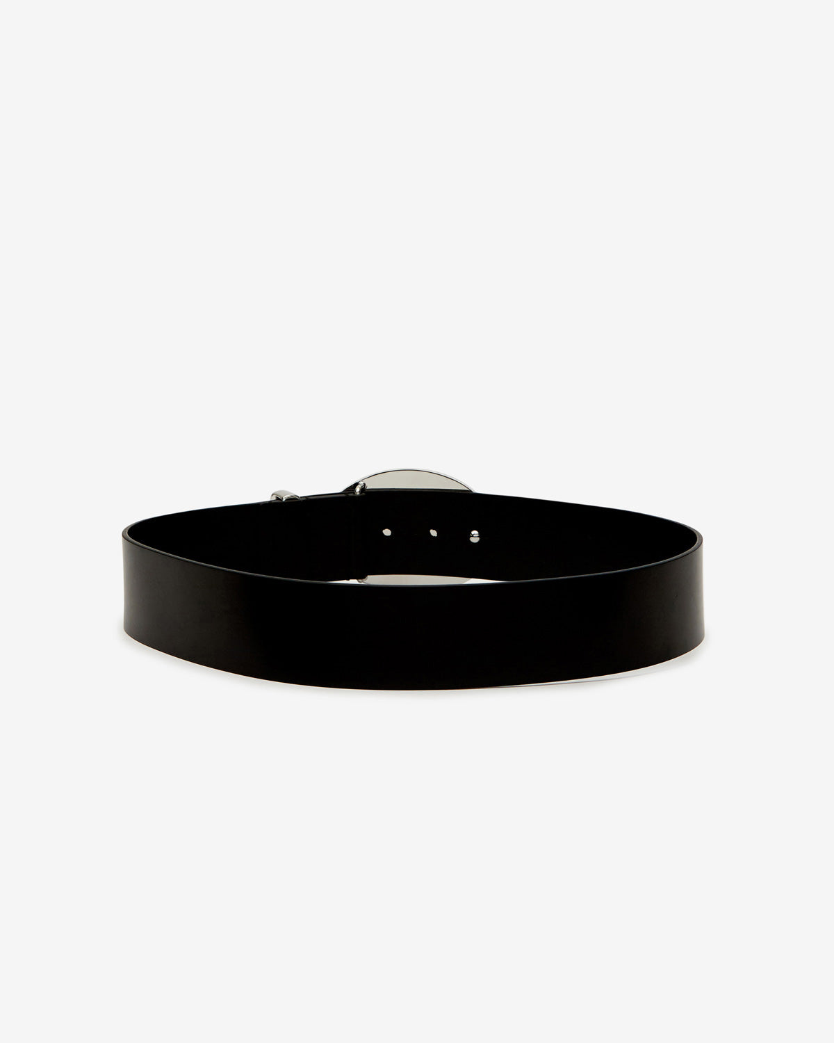 Leonie belt Woman Black-palladium 2