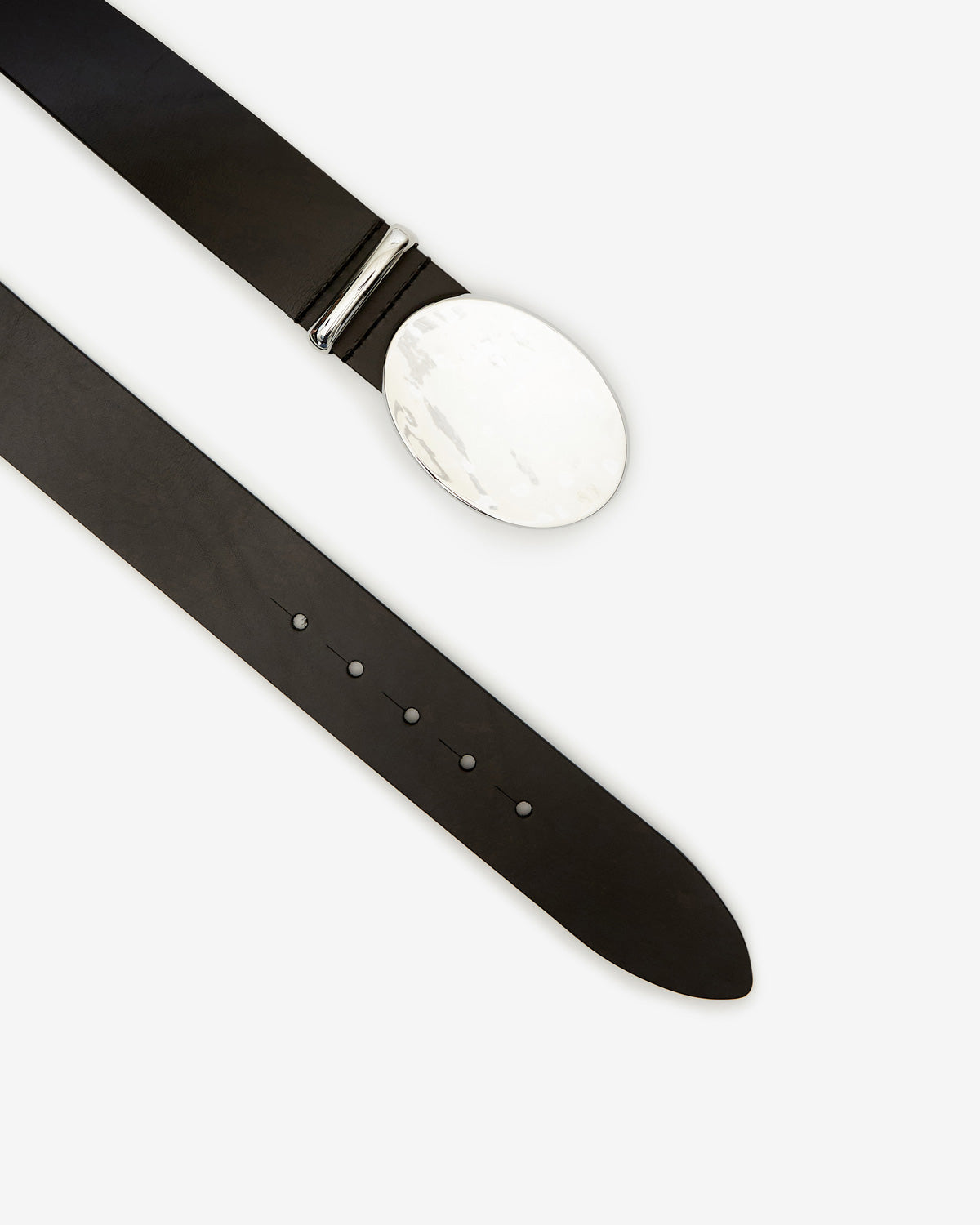 Leonie belt Woman Black-palladium 2