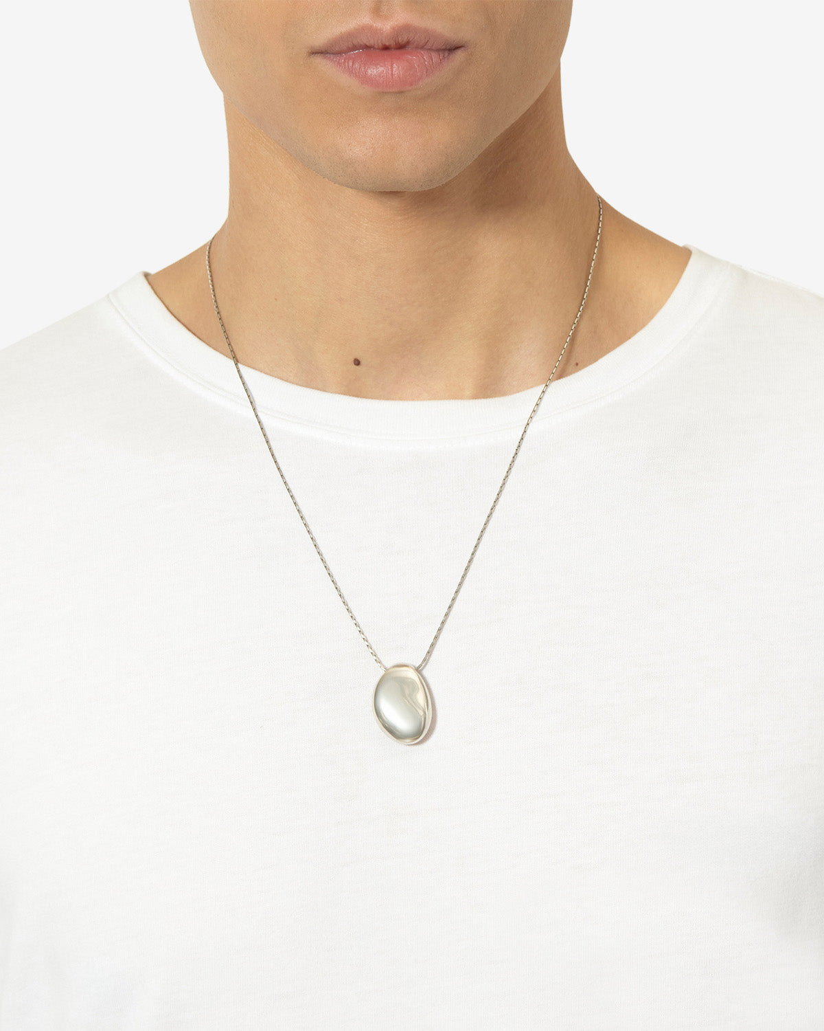 SHINY DAY MAN NECKLACE Man silver | ISABEL MARANT Official SHINY DAY MAN NECKLACE Man silver | ISABEL MARANT Official