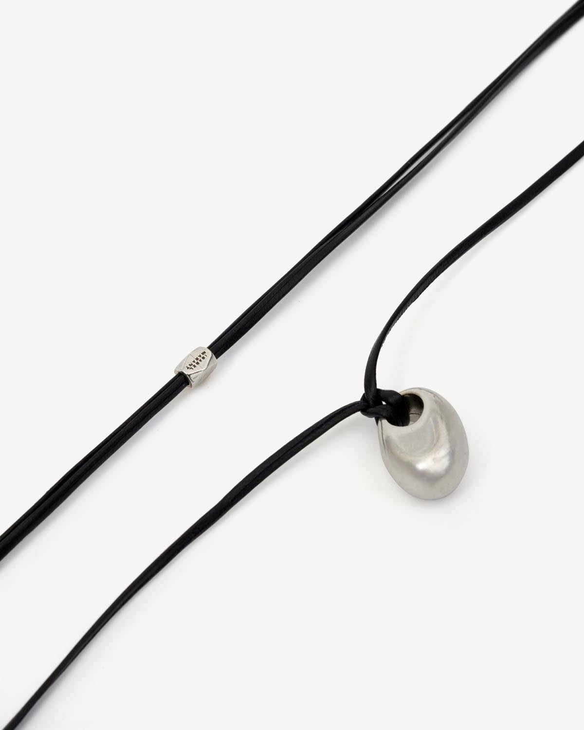 Aoi necklace Woman Black and silver 3