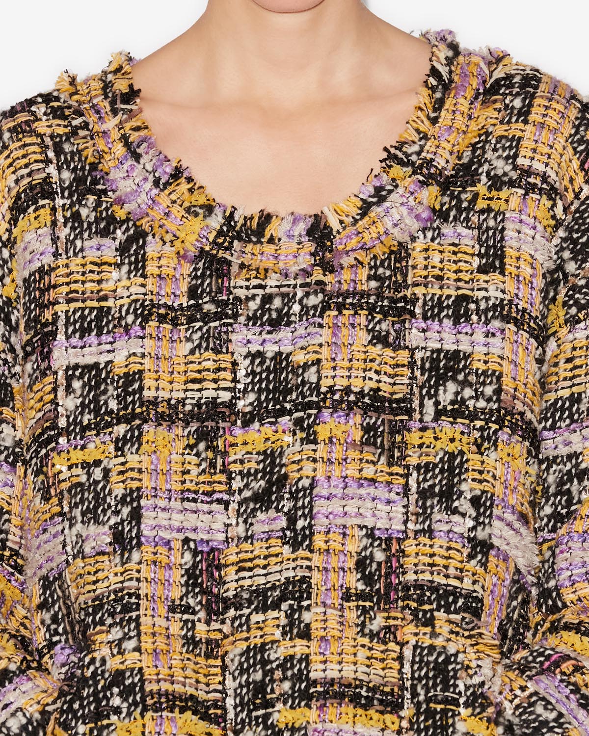 Dragana トップス 女性 lilac-yellow | ISABEL MARANT 公式サイト