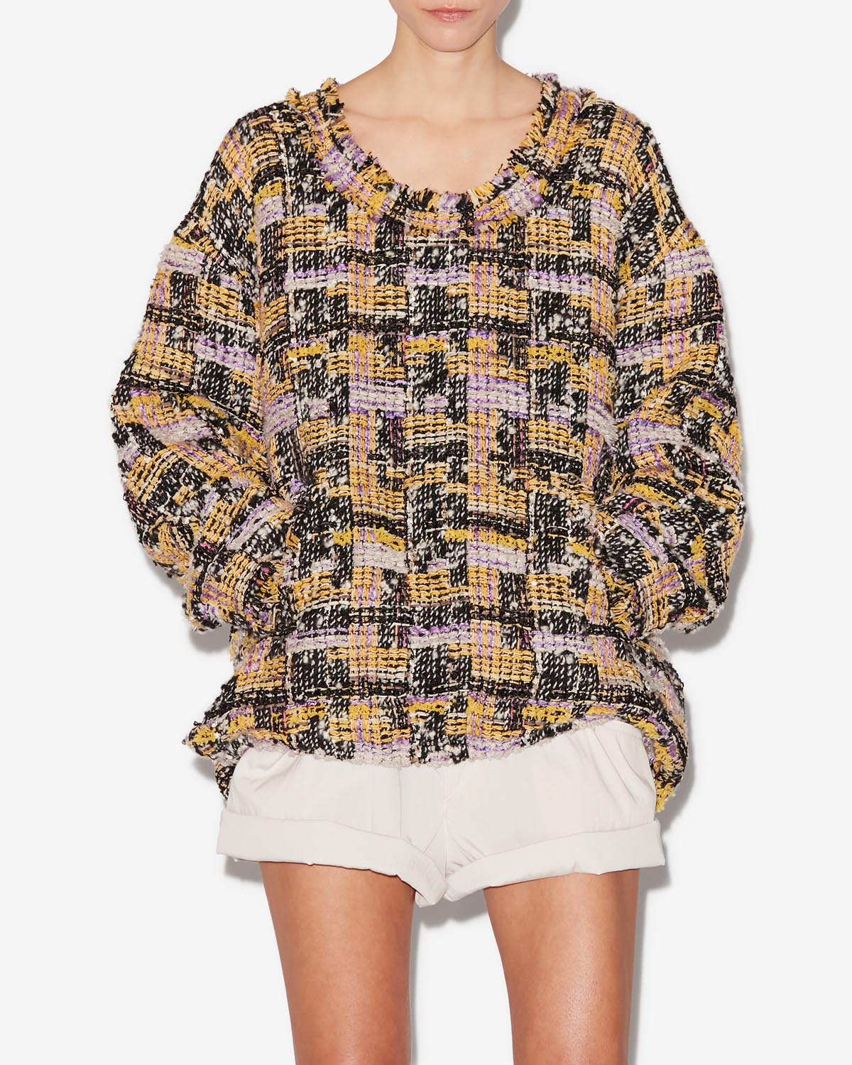Dragana トップス 女性 lilac-yellow | ISABEL MARANT 公式サイト
