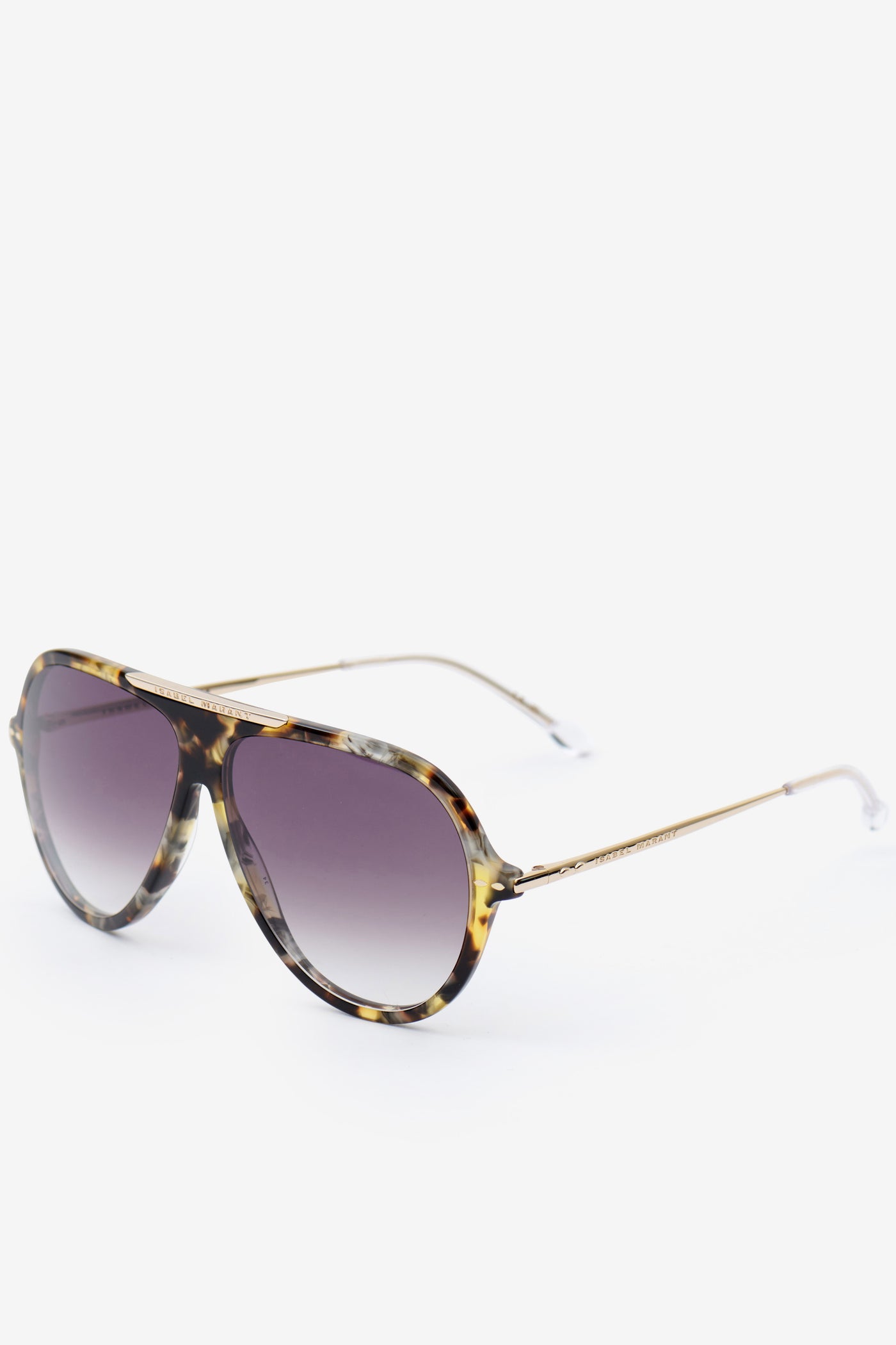 Occhiali da sole aviator hera - Havana gold-green - Woman - 2