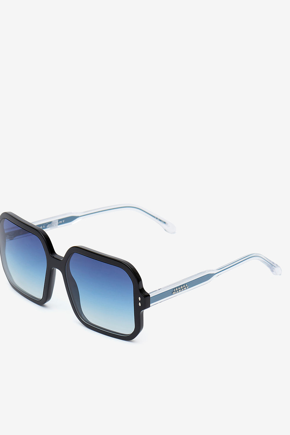 Occhiali da sole rettangolari livia - Black-gray azure - Woman - 2