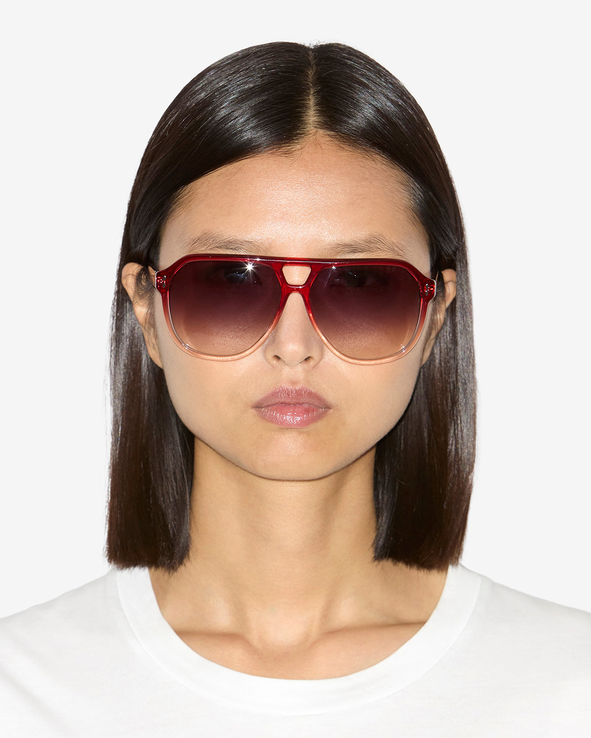 Aneya 선글라스 - Shaded red-pink shaded - Woman - 4