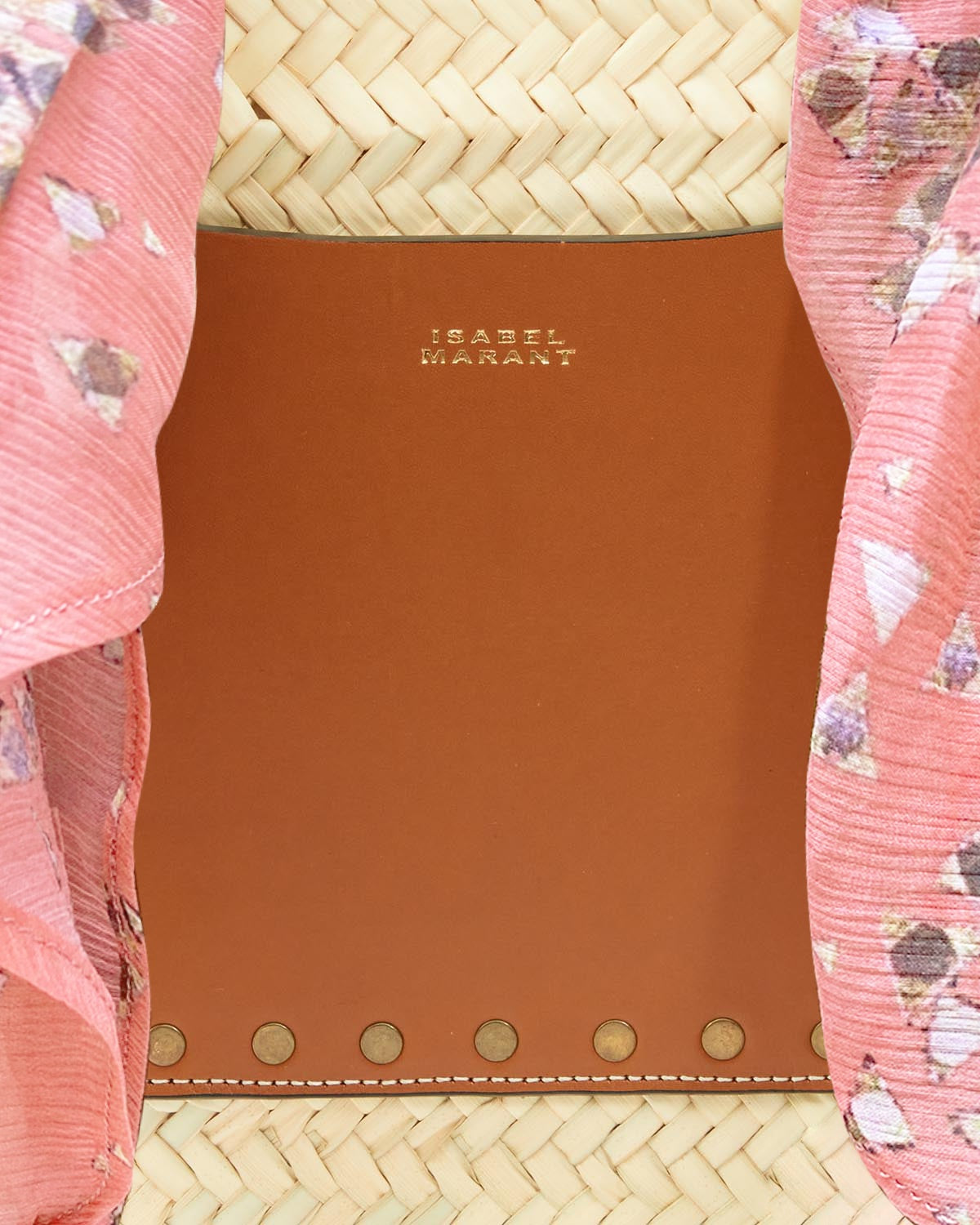 Cadix bag Woman Natural/Shell Pink | ISABEL MARANT Official online