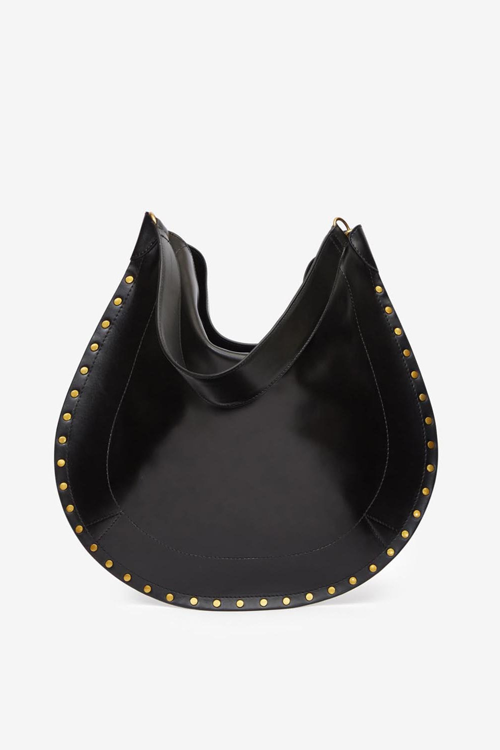 Sac porté épaule en cuir de veau oskan hobo soft - Noir - Woman - 3