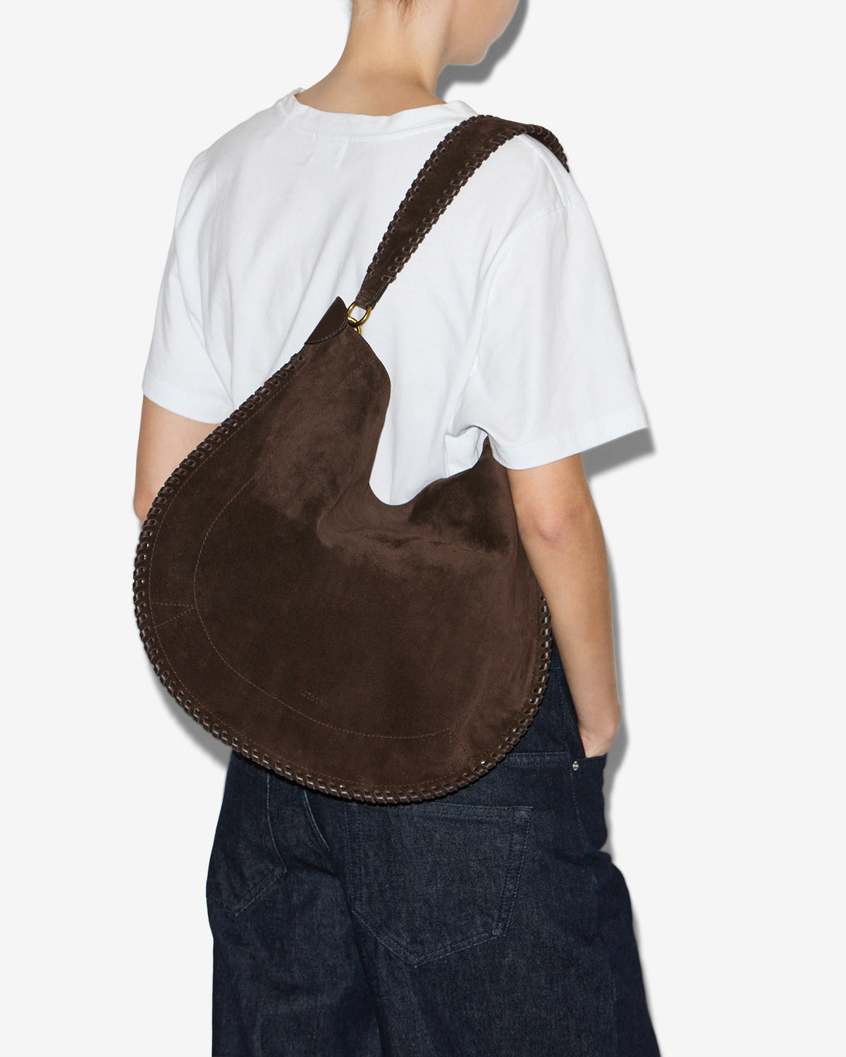 Oskan hobo soft bag Woman Coffee 2
