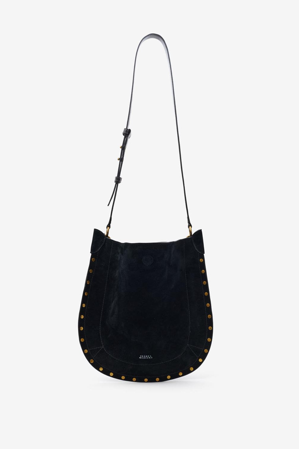 Borsa oskan soft in pelle di vitello scamosciata - Nero - Woman - 6