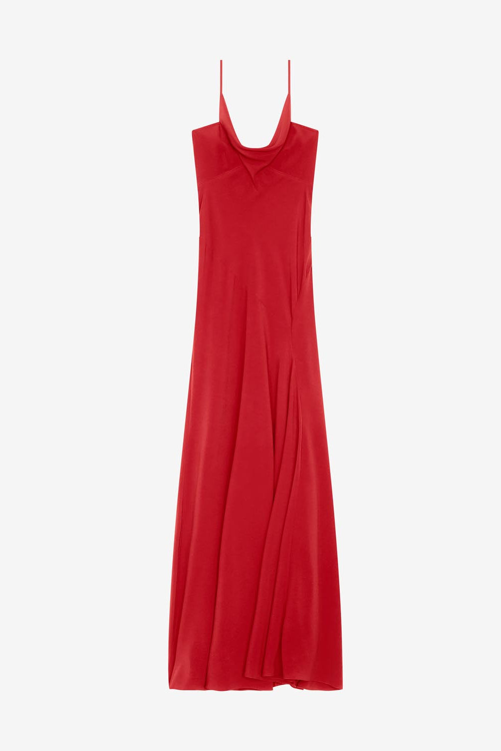 Kapri long strappy dress - Scarlet red - Woman - 1